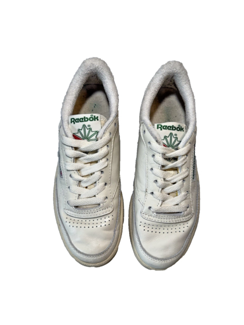 Reebok Women's Club C 85 Vintage Shoes Chalk White Green US Size 6.5